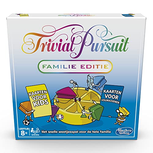 Trivial Pursuit Edizione Familiare, Gioco Da Tavolo Festa Di Giochi In Famiglia, Gioco A Quiz, Da 8 Anni (Versione Olandese)