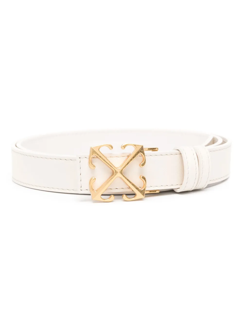 Off-White New Arrow leather belt - Toni neutri
