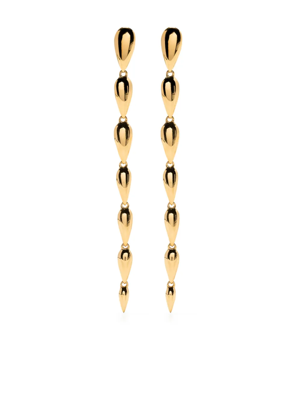 Dinny Hall 22kt gold vermeil Sunbeam Column earring - Oro