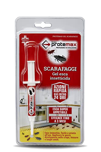 Protemax Gel Scarafaggi Blatte Insetticida Siringa Gr. 5 Zapi Spa - Pronto All'Uso