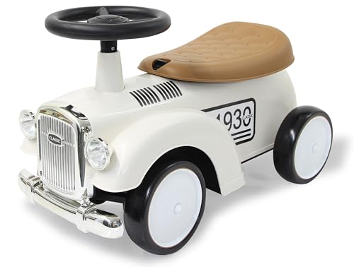 Jamara 464010 Auto D'Epoca, Pneumatici Whisper, Fari Finti, Veicolo Bianco