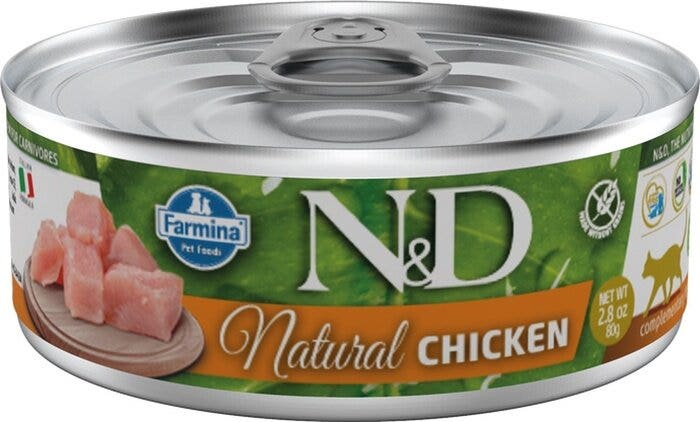 Farmina Natural & Delicious Natural Pollo Per Gatti 70g