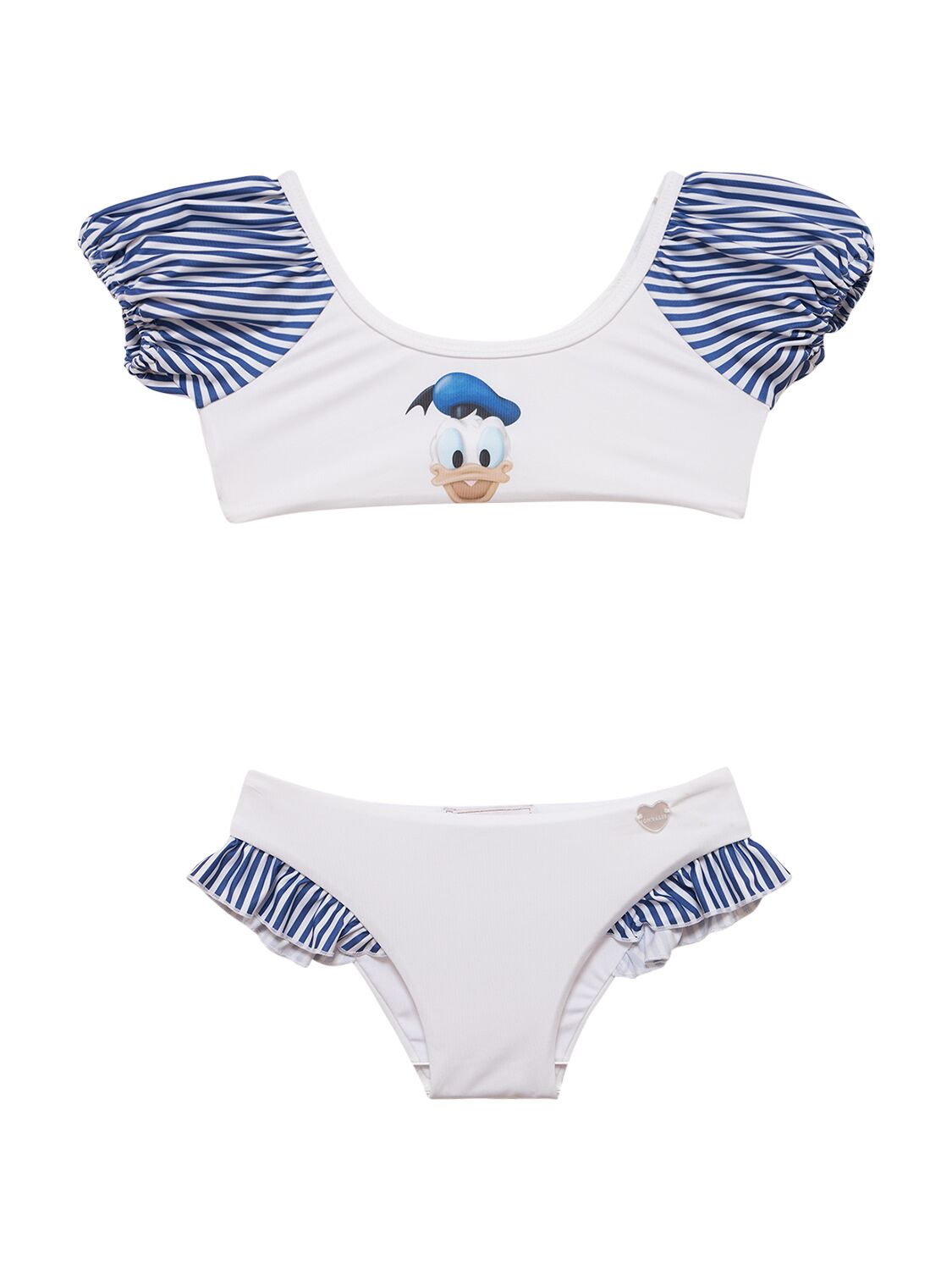 Printed Bikini W/Ruffles