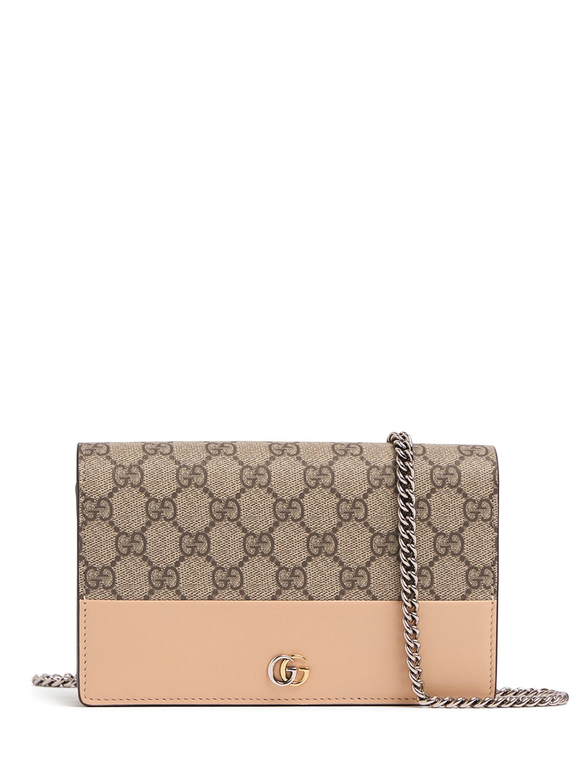 Petite Marmont Leather Wallet On Chain