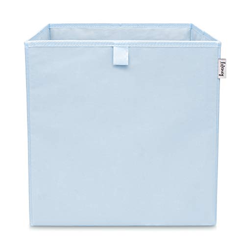 Lifeney Scatola Portaoggetti Colore Azzurro Compatibile Con Scaffale Ikea Kallax