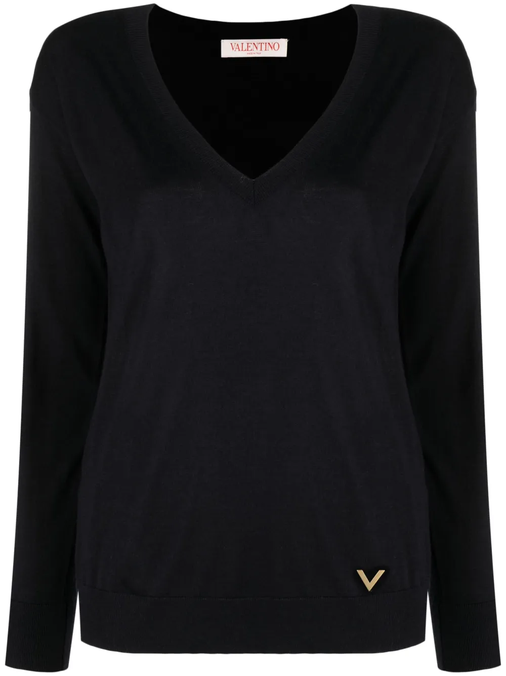 Valentino Garavani Maglione con scollo a V - Blu