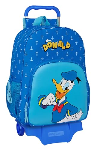 Safta With Trolley Wheels Donald Infantil Backpack One Size