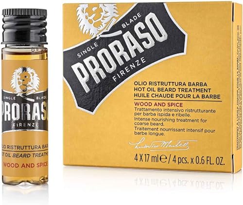 Yellow Tratamiento De Aceite Caliente Para Barba 4 X 17 Ml