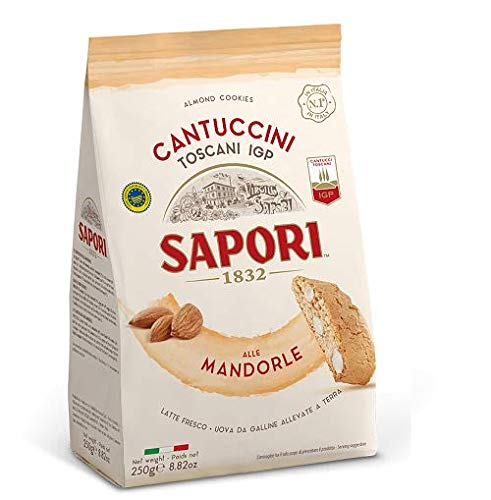 Sapori Cantuccini Biscotti Italiani Con Mandorle 250G Perfetto Con Vinsanto Dessert Vino Dal 1832!