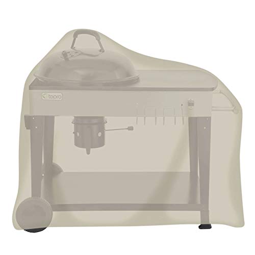 Tepro – Telone Di Copertura Universale Barbecue A Sfera Carrello, Beige, 75 X 120 X 110 Cm, 8612