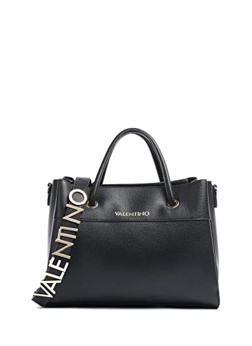 Valentino Tote 5A8-Alexia Unica Da Donna, Shopping, Nero, Talla Única