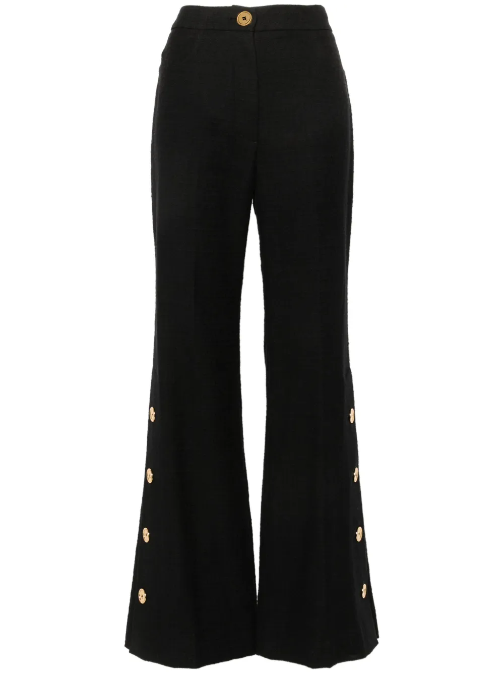 Patou tweed flared trousers - Nero