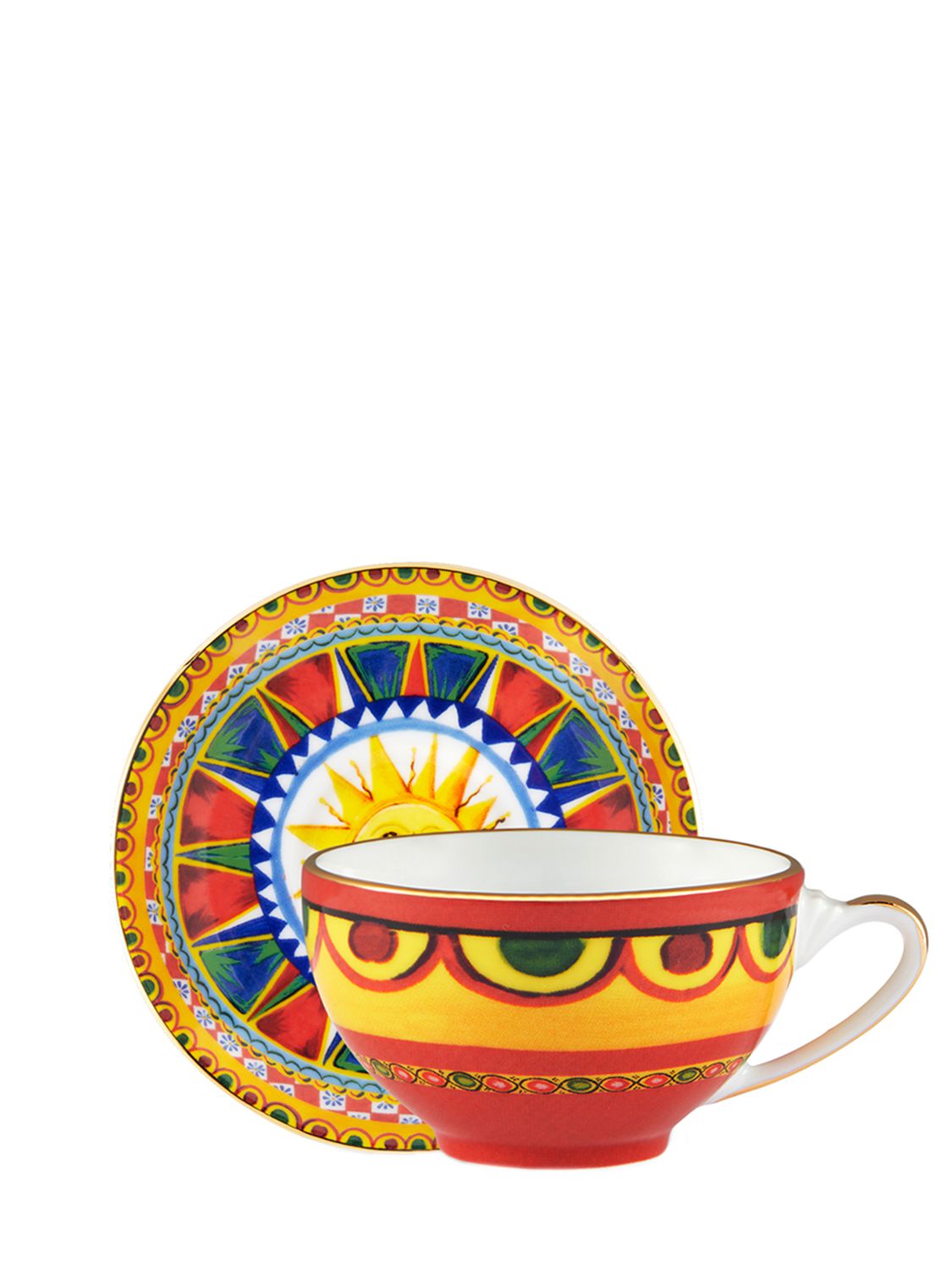 Carretto Sicilian Espresso Cup & Saucer