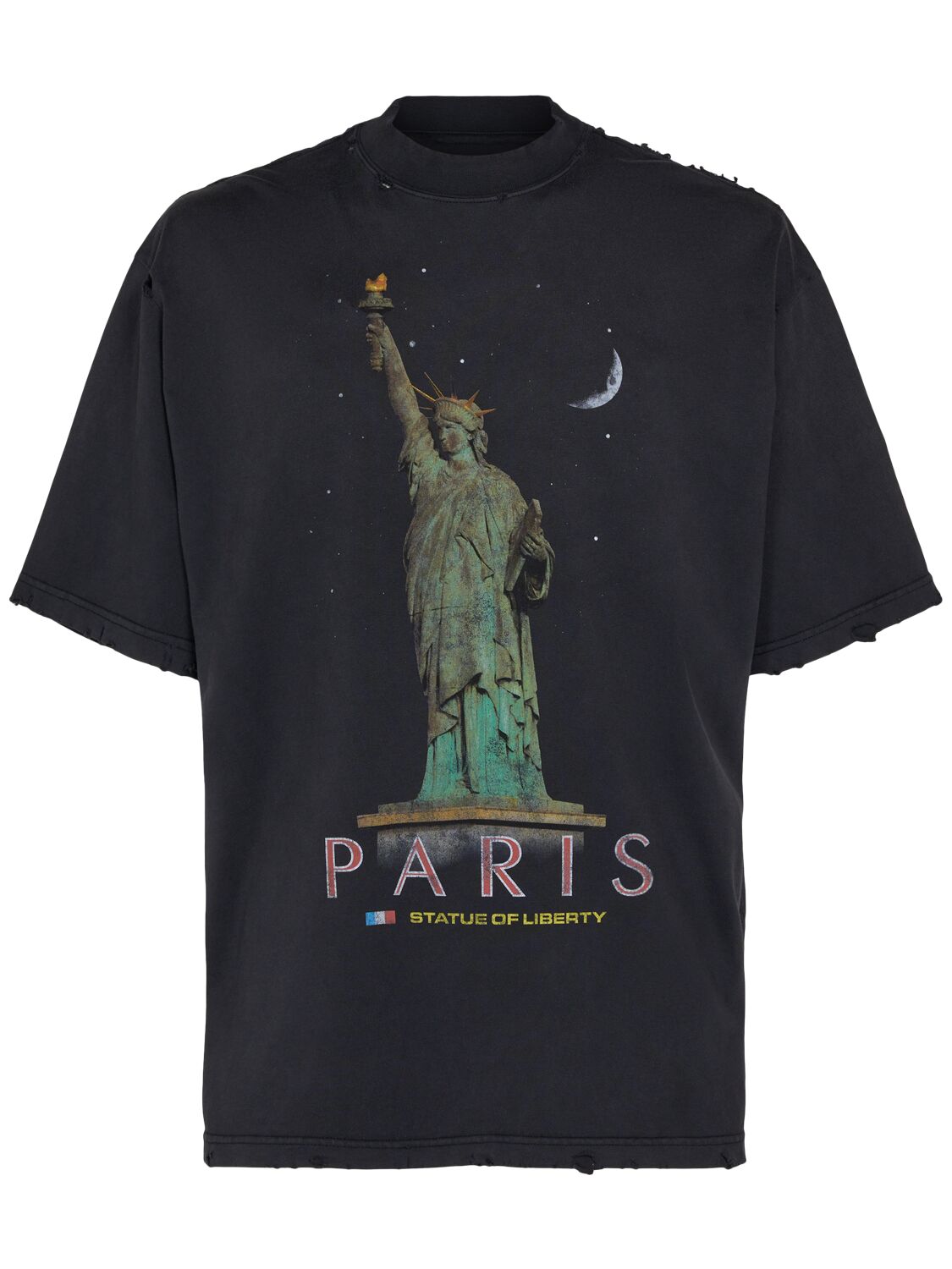T-Shirt Paris Liberty In Misto Cotone