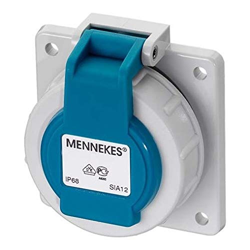Presa Di Montaggio Schuko 16A2P+E 230V Ip68 Bl Mennekes 17006
