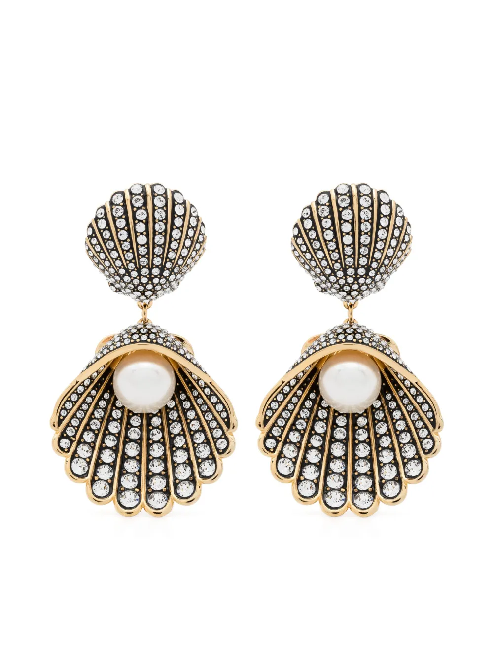 Swarovski Idyllia clip-on earrings - Oro