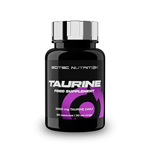 Scitec Nutrition Taurina - 3000Mg Amminoacido Essenziale - Supporto Metabolico - Ideale Per I Vegani - Aumenta L'Energia In Modo Naturale, 90 Capsule