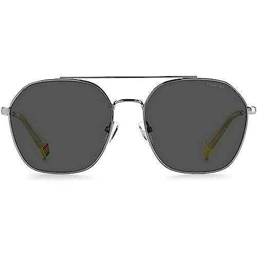 Polaroid Pld 6172/S Sunglasses, 6Lb/M9 Ruthenium, L Unisex