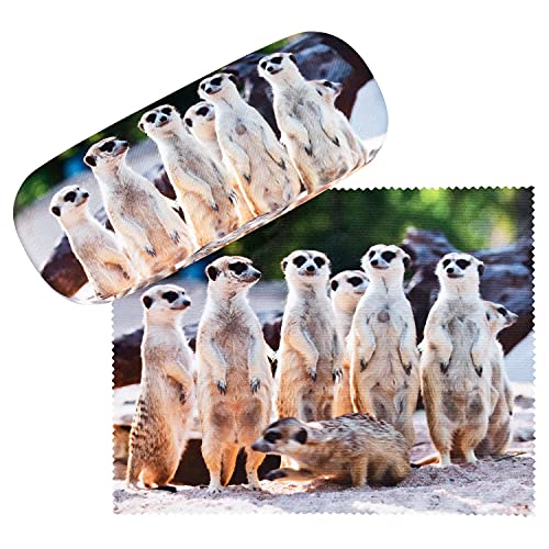 Von Lilienfeld Suricati Meerkat Portaocchiali Leggero Stabile Astuccio Occhiali Compatto Regalo