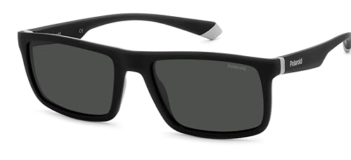 Polaroid Pld 2134/S Occhiali Da Sole Da Uomo Nero E Grigio