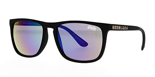Superdry Shockwave 127 Matte Black Violet Mirror