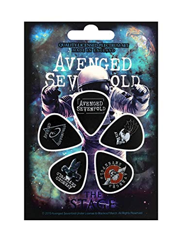 Avenged Sevenfold The Stage - Set Di 5 Plettri, Multicolore