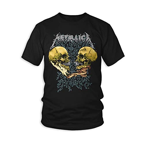 Metallica Sad But True Uomo T-Shirt Nero M 100% Cotone Regular