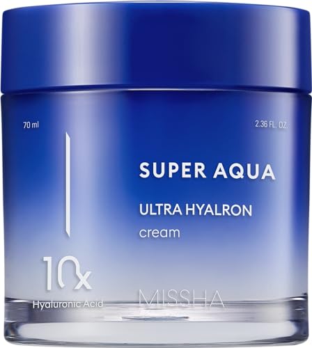 Missha Super Aqua Ultra Hyalron Cream Occhiali, Blue, Taglia Unica Donna