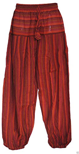 Terrapin Pantaloni Fiera Nepalese Stripy Hippy Festival
