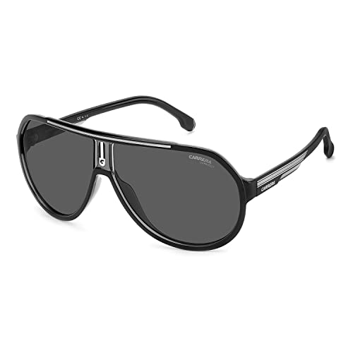 Carrera 1057/S Sunglasses, 08A Black Grey, 64 Unisex