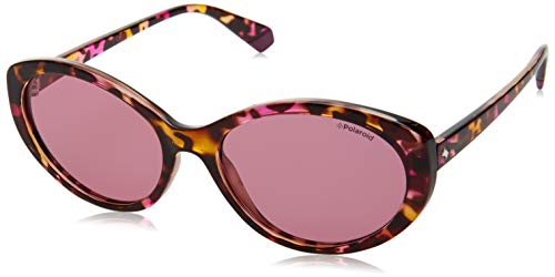 Polaroid Pld 4087/S 56Ht8 Sunglasses, Ht8/0F Pink Havana, 56 Donna