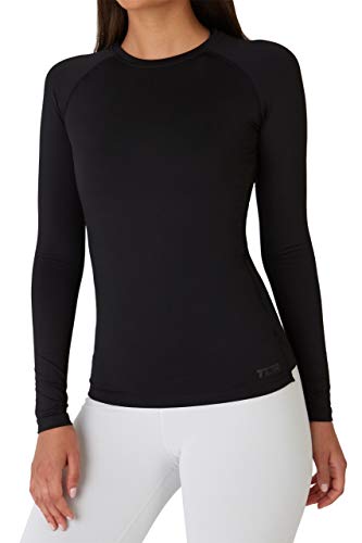 Tca Superthermal Maglia Termica Da Donna A Manica Lunga Con Quickdry - Nero, S