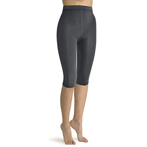 Solidea Guaina Modellante Donna Fitness | Compressione Graduata 12/15 Mmhg, Guaina Anticellulite (Nero, 48)