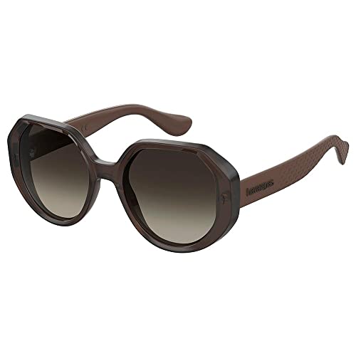 Havaianas Tijuca Sunglasses, 09Q Brown, 53 Unisex