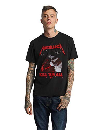 Amplified Metallica-Kill Em All T-Shirt, Grigio (Carbone), Xl Uomo