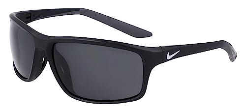 Nike Adrenaline 22 Dv2372 Nkdv2372 010 Matte Black Dark Grey Sunglasses Polycarbonate, Standard, 64 Occhiali, Unisex-Adulto