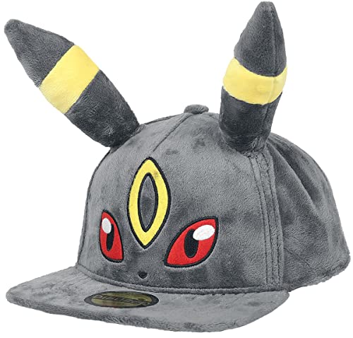 Pokemon Nachtara Peluche | Berretto Da Baseball | Nero - Taglia Unica, Schwarz, Taglia Unica