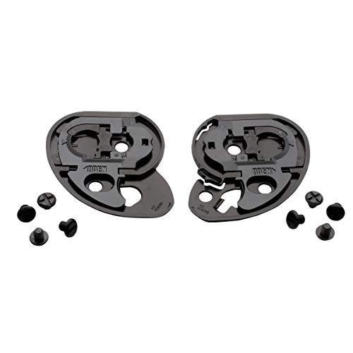 Hjc Hj-09 - Set Di Piastre Per Visiera, Per Fs-11 / Fg-15 / Tr-1, Nero , Taglia Unica