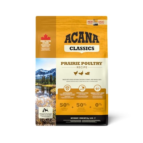 Acana Classic Prairie Poultry Kg. 11,4 Cibo Secco Senza Cereali Per Cani