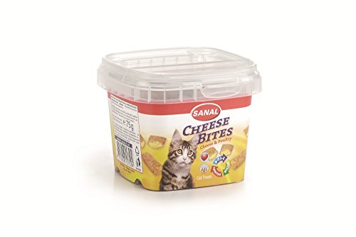 Sanal® Gatto Snack Cheese Bites 6 X 75 G # 0796979