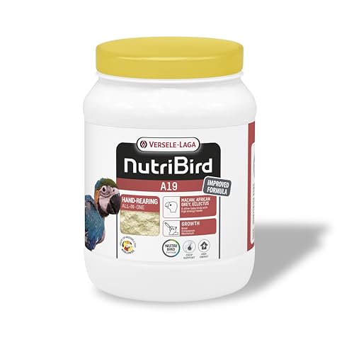 Versele-Laga - Nutribird A19 - Pappa Da Imbecco Alla Mano Per Piccoli Di Pappagallo - Ara, Cenerini Ed Ecletto - Energia - 800G