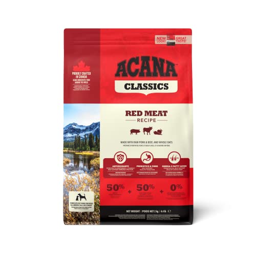 Acana Comida Para Perros Classic Red Kg. 2 Alimenti Secchi Monoproteici Per Cani, Multicolore, Unica, 2 Kg (Confezione Da 1), 2000 Unità