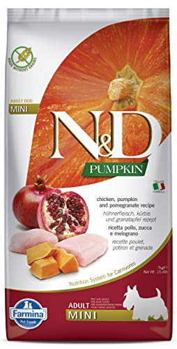 N&D Pumpkin Dog Chicken & Pomegranate Adult Mini 7 Kg