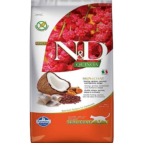 N&D Quinoa Cat Skin & Coat Herring 5 Kg