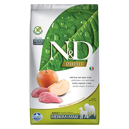 N&D Prime Dog Wild Boar And Apple Adult Medium & Maxi 2.5Kg