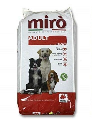 Miro Adult Ricco Di Manzo Croccantini 20Kg Mangime Completo Alimento Per Cani Adulti