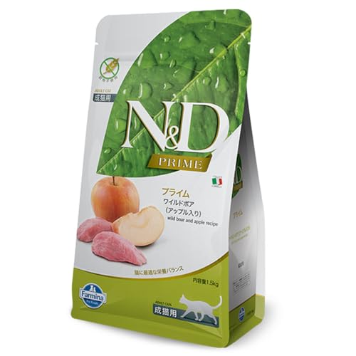 N&D Prime Cat Wild Boar & Apple Adult 1.5Kg