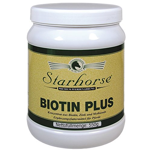 Star Horse Biotina Plus Con Biotina Zinco Methionin Per Cavalli E Pelliccia 550 G Dose