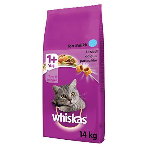 Whiskas Dry Cat Food Adult Cats With Tuna & Vegetables 14 Kg