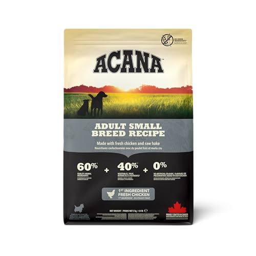 Acana Br52320, Heritage, Cibo Secco Per Cani Adulti Di Razze Piccole, 2 Kg